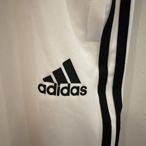 Adidas men’s Tiro 19 soccer pants size XL white/black - Picture 6 of 9